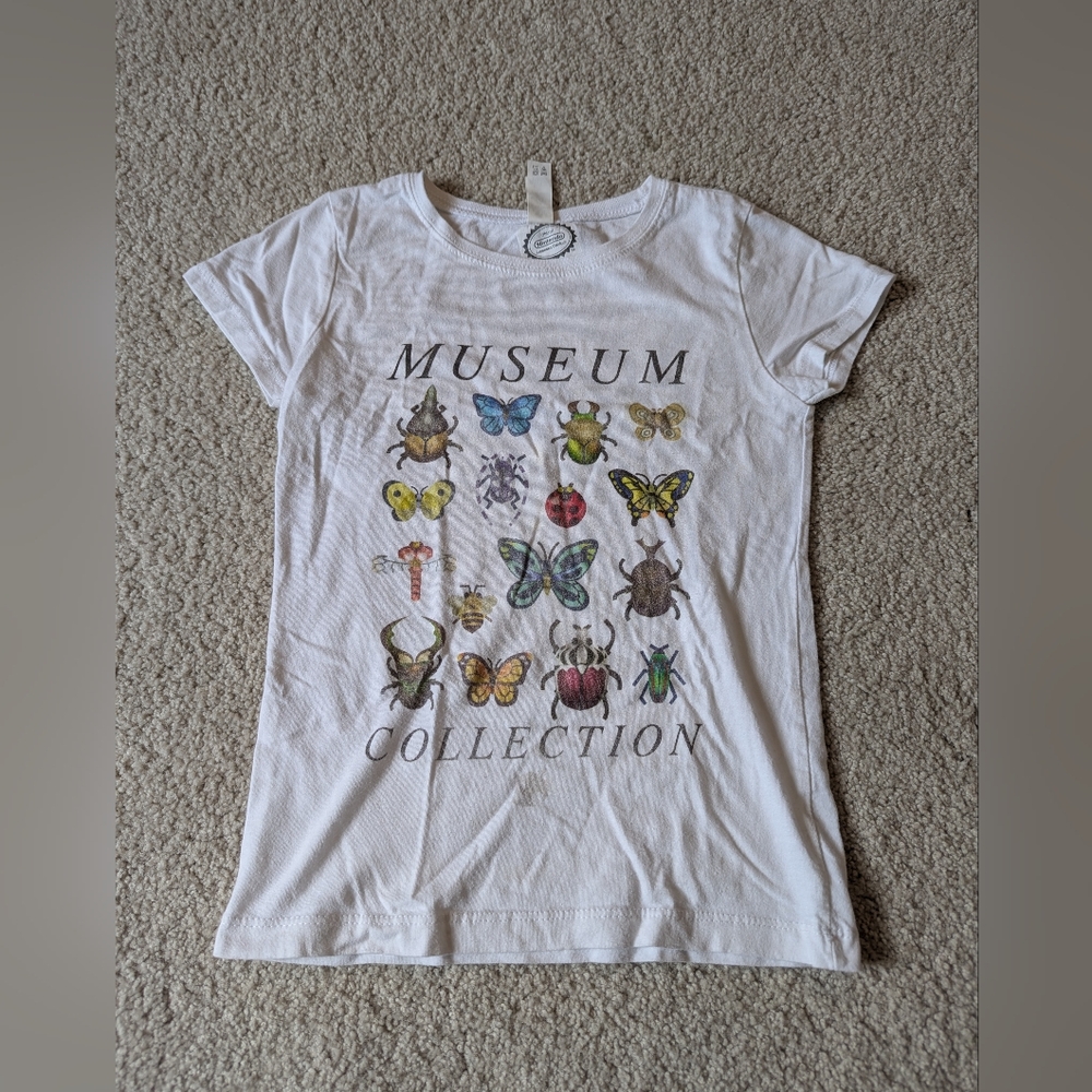 Animal Crossing Bug Collection Girl's T-Shirt Size 7/8